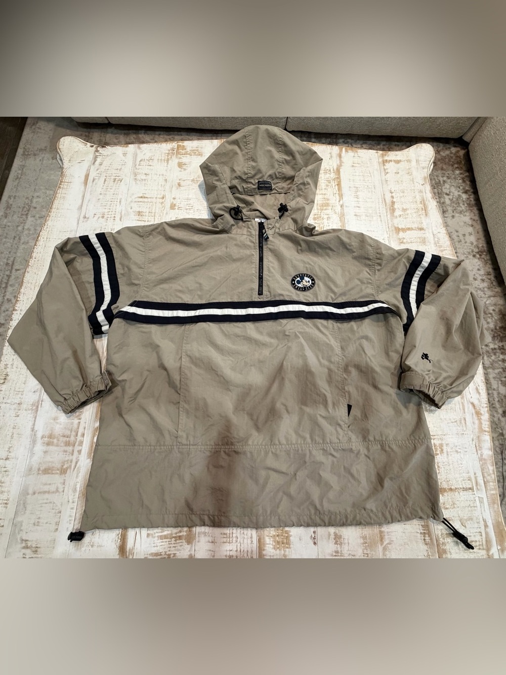 Vintage 90s Disney Mickey Mouse Swell Gear Men’s Windbreaker Rain Jacket XL/XXL